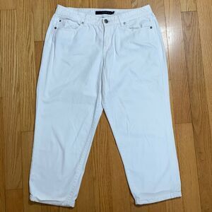 Calvin Klein White Skinny Crop Jeans Size 32/14